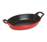 Giappone NUOVO Staub piatto ovale impilabile ciliegio 24 cm ferro smaltato...