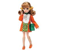 Giappone NUOVO Takara Tomy Licca Doll Retro Lica Orange Lips 100th Anniversar...