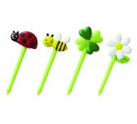 Giappone NUOVO Torne miele e fiori pranzo picks 8 pezzi 4 tipi Bento Party ABS