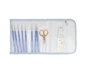 Giappone NUOVO Tulip ETIMO Lace Crochet Hook Set Premium Gold TLG-001