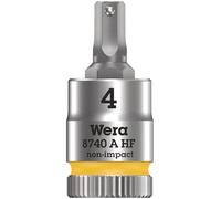 Giappone NUOVO Wera 05003333001 8740 A HF Hex Bit Socket 1/4" Retainment Made...