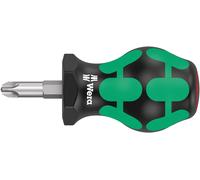 Giappone NUOVO Wera 350 Stubby Driver +3 x 25 mm Manico Ergonomico Compatto 0...