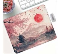 Giappone Paesaggio Tappetino Mouse Gaming Professionale, Mouse Pad per Gioco ad Alta Precisione con Base Gomma Antiscivolo, Gaming Surface Anti-Sfilacciamento, Scorrimento Facile 300x250x3mm d0d-459