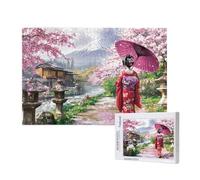 Giappone Puzzle 5000 Pezzi,Puzzle Donna Pattern Design con Confezione Regalo,Fai da te Puzzles in Legno,Dimensione Di 105x156cm,Regalo Adulti Lntrattenimento Creativo,Collection Regali Decor,p743t