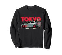 Giappone Retro Racing Car Vintage Race Car Tokyo Street Style Felpa