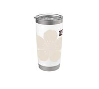 Giappone Sakura Cherry Blossom Minimal Flower Art Bicchiere termico in acciaio inox doppia parete