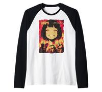 Giappone Streetwear Cyberpunk Y2K Techwear retrò Manga Anime Maglia con Maniche Raglan