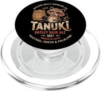 Giappone Tanuki Sake Beer Carino Giappone Folklore Viaggio Souvenir PopSockets PopGrip per MagSafe