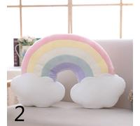 Giapponese Arcobaleno Peluche Divano Cuscino Kawaii Regalo Arredo Casa Morbido