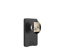 Giapponese Blue Jay su ramo di bambù Vintage Bird Art PopSockets PopWallet per MagSafe