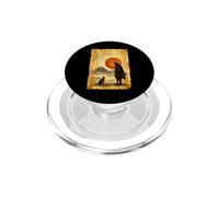 Giapponese Bushido Zen Mountain Artistico Giappone Samurai Cat PopSockets PopGrip per MagSafe