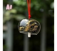 Giapponese Ceramica Vento Bell Furin Appendere Decoro Ciliegia Fiore Sakura Cute