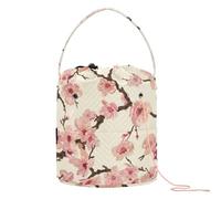 Giapponese Cherry Blossom Crochet Borse Portatile di Lavoro A Maglia Fornitura per Ferro Titolare hilos para tejer Crochet