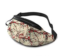 giapponese Cherry Blossom per donna e uomo, casual a tracolla con cinturino regolabile per l'escursionismo all'aperto