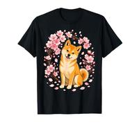 Giapponese Cherry Blossom Shiba Inu Sakura Maglietta
