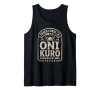Giapponese Dark Lager Kuro Oni Beer & Folklore Fans Kanji Canotta