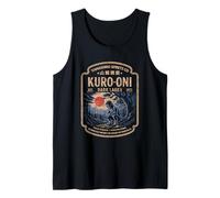 Giapponese Dark Lager Kuro Oni Beer & Folklore Fans Kanji Canotta