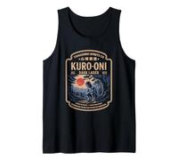 Giapponese Dark Lager Kuro Oni Beer & Folklore Fans Kanji Canotta
