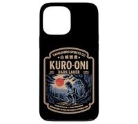 Giapponese Dark Lager Kuro Oni Beer & Folklore Fans Kanji Custodia per iPhone 13 Pro Max