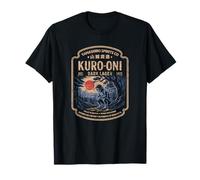 Giapponese Dark Lager Kuro Oni Beer & Folklore Fans Kanji Maglietta