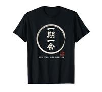 Giapponese Detto Ichigo Ichie Tea Cerimonia Mindfulness Kanji Maglietta