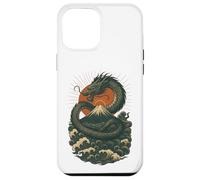 Giapponese Dragon Wave Volcano Sun Mitico Potere Custodia per iPhone 12 Pro Max