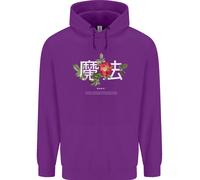 Giapponese Fiori Frase Giappone Magia Bambini Felpa con Cappuccio