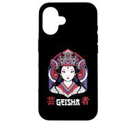 Giapponese Geisha Girl Giappone Arte Custodia per iPhone 16
