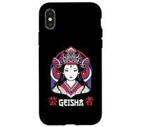 Giapponese Geisha Girl Giappone Arte Custodia per iPhone X/XS