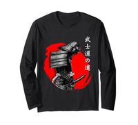 Giapponese Ghost Samurai Warrior Bushido Way Estetica Maglia a Manica