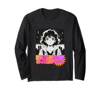 Giapponese Girl Art - Mistico Anime Notte Scena Maglia a Manica
