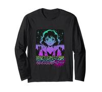 Giapponese Girl Art - Mistico Anime Notte Scena Maglia a Manica