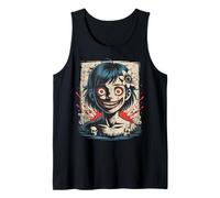 Giapponese Goth Creepy Emo Y2K Giappone Horror Anime Manga Canotta