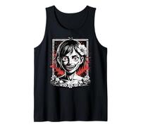 Giapponese Goth Creepy Emo Y2K Giappone Horror Anime Manga Canotta