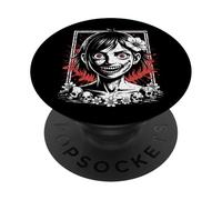 Giapponese Goth Creepy Emo Y2K Giappone Horror Anime Manga PopSockets PopGrip Adesivo