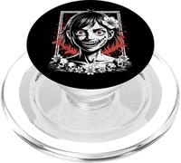 Giapponese Goth Creepy Emo Y2K Giappone Horror Anime Manga PopSockets PopGrip per MagSafe