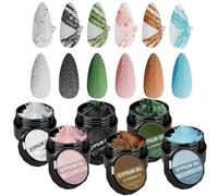 Giapponese Gypsum Colla Tridimensionale Sollievo Colla Sabbia Bianco e Nero Microsculture Colla Pulizia Gratuita, Altezza Colore Mano-Scrat-Resistente Morbido Salonqua