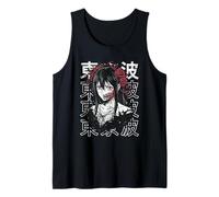 Giapponese Horror Anime Manga Y2K Giappone Diavolo Ragazza Goth Canotta