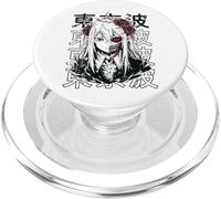 Giapponese Horror Anime Manga Y2K Hannya Oni Maschera Ragazza Goth PopSockets PopGrip per MagSafe