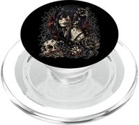 Giapponese Horror Anime Manga Y2K Hannya Oni Maschera Ragazza Goth PopSockets PopGrip per MagSafe