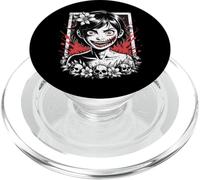 Giapponese Horror Anime Manga Y2K Hannya Oni Maschera Ragazza Goth PopSockets PopGrip per MagSafe