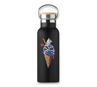 Giapponese Ice Cream Art Great Wave Off Kanagawa Sun Vacuum Flask, Eco bottiglia, tazza di caffè