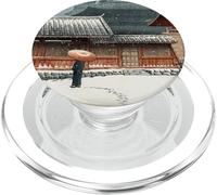 Giapponese Inverno Tempio Scena Tradizionale Asiatico Hasui PopSockets PopGrip per MagSafe