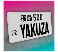 Giapponese Jdm Auto Caratteristica 30,5x15,5 cm Nero Senza Graffio 25 Yakuza