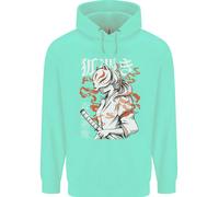 Giapponese Kitsune Paranormal Fox Bambini Felpa con Cappuccio