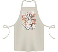 Giapponese Kitsune Paranormale Fox Cotone Grembiule 100% Biologico
