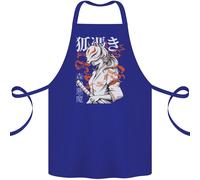 Giapponese Kitsune Paranormale Fox Cotone Grembiule 100% Biologico
