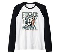 Giapponese Koi Pesce Yin Yang Equilibrio Natura Tattoo Estetica Maglia con Maniche Raglan