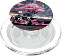 Giapponese Legend JDM Racing Car Tokyo Street Sakura Blossom PopSockets PopGrip per MagSafe