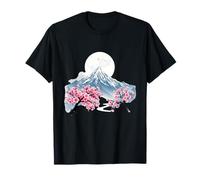 Giapponese monte fuji Sakura albero Fiore di ciliegio Maglietta